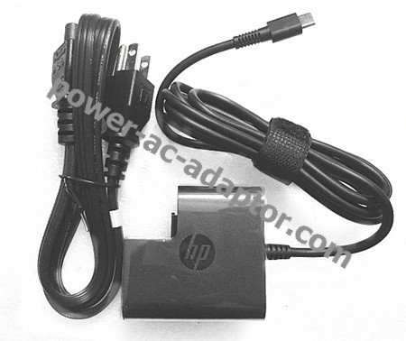 Hp Spectre 12-c001na x360 45W USB-C Ac Adapter Charger - Click Image to Close